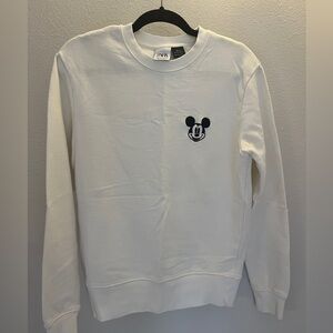 Zara embroidered Mickey Mouse sweatshirt